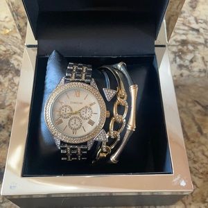 Bebe watch with bracelets